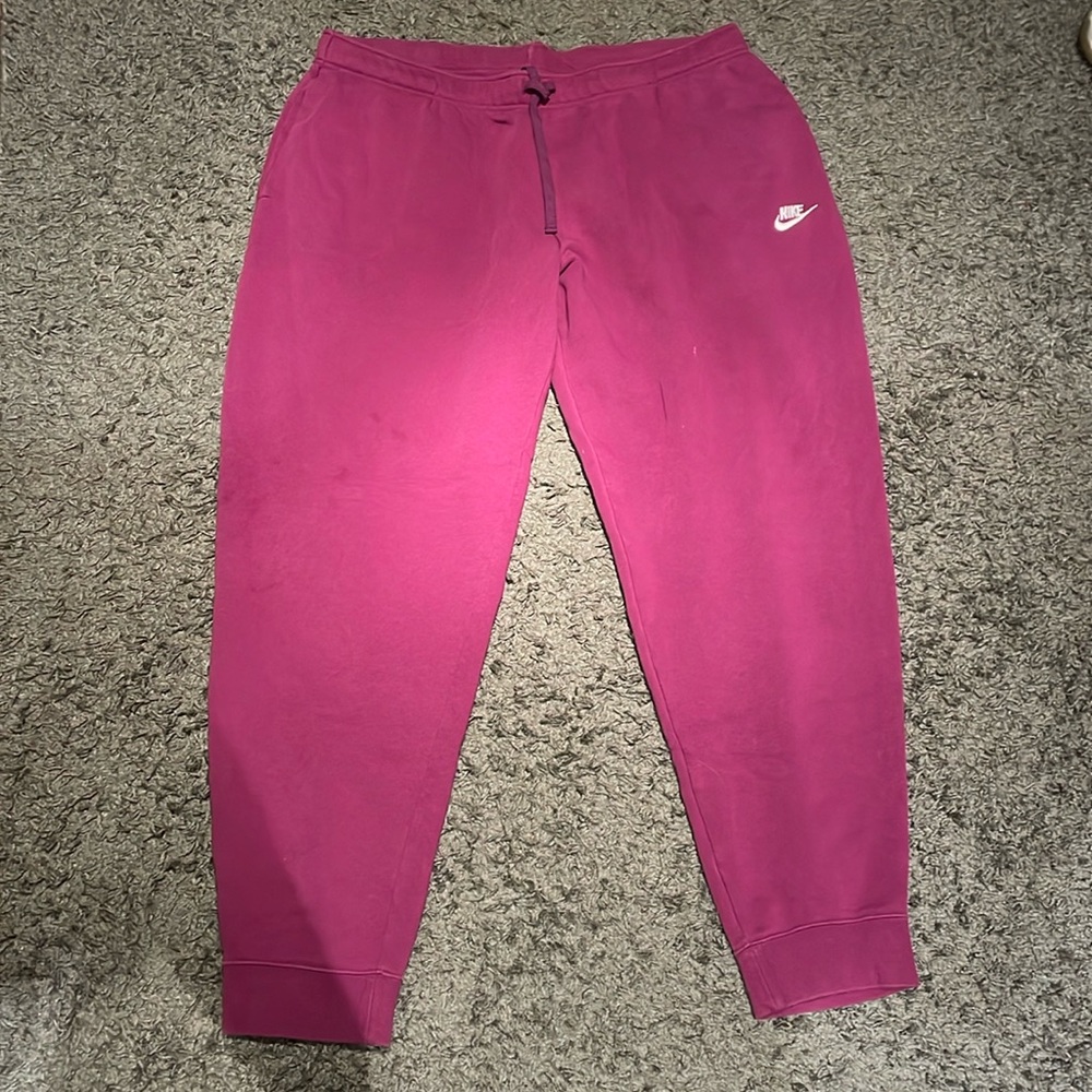 Nike purple joggers